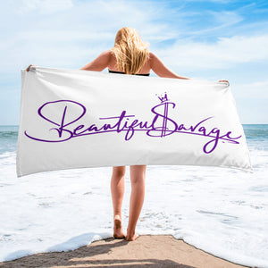 Purple Beach Towel