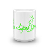 Neon Beautiful Savage Coffee Mug 15oz