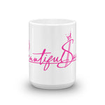 Hot Pink Beautiful Savage Coffee Mug 15oz