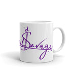 Purple Beautiful Savage Coffee Mug 11oz