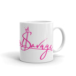 Hot Pink Beautiful Savage Coffee Mug 11oz
