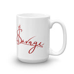 Red Beautiful Savage Coffee Mug 15oz